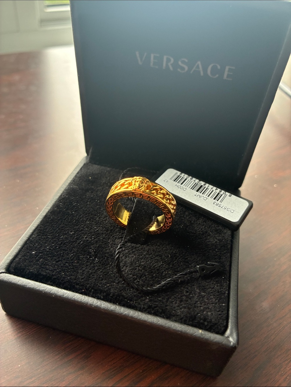 Versace Chained Medusa Ring